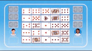 Techu on the Chair - Rules of the Game - 2 player card game with 52 card deck