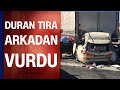 Ankara'da feci kaza! Duran tıra arkadan çarptı, 5 kişi hayatını kaybetti!