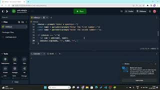 How to make calculator using JavaScript | JavaScript | Replit