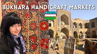 History \u0026 Handicrafts in Bukhara, Uzbekistan 🇺🇿 Bazaar Hunt