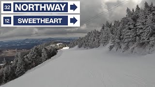 Jay Peak, VT - 🟦/◊ Northway to 🟦 Sweetheart (3-28-23) [4K]