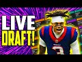 Drafting A REAL MONEY Fantasy Team Live! (Underdog Fantasy)