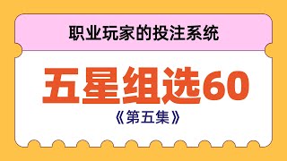 085-分分彩-一套职业玩家的五星组选60投注系统《第五集》