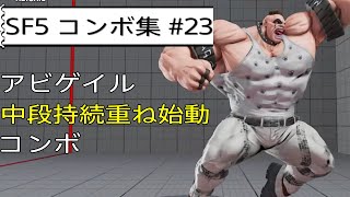 【基本\u0026ネタ】アビゲイルの6中P持続重ね始動コンボまとめ【SF5CE】