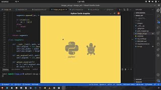 Drawing image with python | OpenCV | Turtle