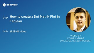 How to create a Dot Matrix Plot in #TableauSoftware EN
