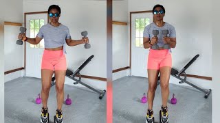 9 MINUTES UPPER BODY WORKOUT | ON THE MINI STEPPER