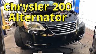 2011 - 2014 Chrysler 200 2.4L Alternator Removal