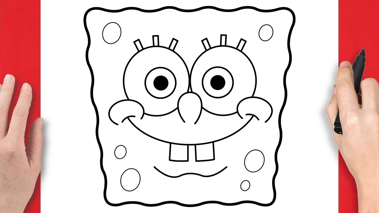 How To Draw Spongebob Step By Step Drawing Tutorial Youtube