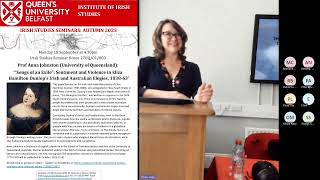 Irish Studies Seminar: Anna Johnston