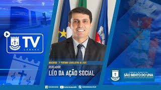 Discurso do vereador Léo da Ação Social - 05 I FEV I 2025