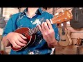 kala satin mahogany pineapple ukulele suond demo ka p