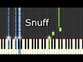 [Slipknot - Snuff] Piano Tutorial