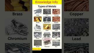 Types of Metal #shorts #mechanical #engineering