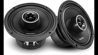 RECOIL MS65-4P 6.5-Inch Midrange Pro Audio Car Speakers