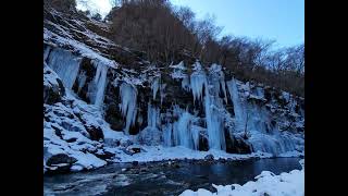 Icicles of Misotsuchi in Chichibu Saitama Japan／三十槌の氷柱(みそつちのつらら)／日本埼玉秩父三十槌冰柱