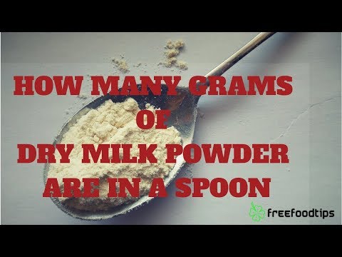 How do you measure dry milk?