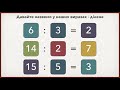 Як знаходити невідомі компоненти дії ділення