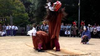 天満神社秋祭り　獅子舞　その２