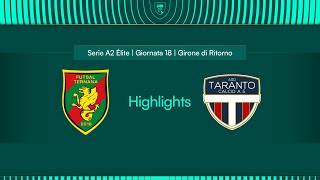 Tip Power Futsal Ternana-New Taranto 4-5 | 18ª giornata | Serie A2 Élite 2024/2025 - Girone B | HL