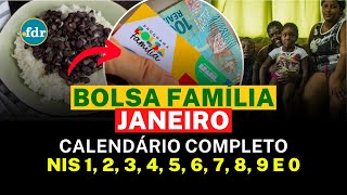 CALENDÁRIO BOLSA FAMÍLIA JANEIRO 2025: NIS 1, 2, 3, 4, 5, 6, 7, 8, 9 E 0 JÁ PODEM RECEBER!