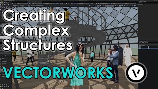 Creating Complex Structures in Vectorworks (Using Surface Array 4K)