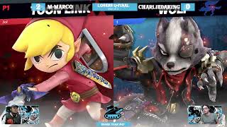 Shark Tank #47 Losers Quarter Finals Charliedaking Wolf Vs  Marvelous Marco Toon Link   SSBU