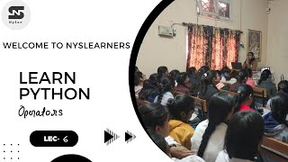 Python Mastery:| lec-6| Operators in Python | Arithmetic Operators