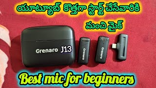 grenaro j13 wireless mic review full video