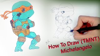 Cartoon drawing Ninja Turtles
