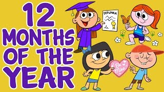 Months of the Year Song - 12 Months of the Year - Kids Songs by The Learning Sta