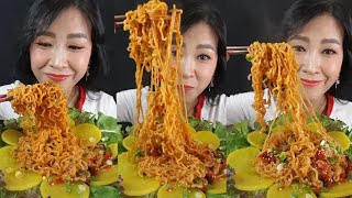 🍲신라면 볶음면 , 🍛농심 신메뉴 신라면 볶음면#shorts , Mukbang Eating Show