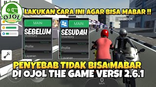 PENYEBAB TIDAK BISA MABAR DI OJOL THE GAME | CARA MENGATASI AGAR BISA MABAR DI OJOL THE GAME