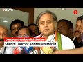 LIVE: Shashi Tharoor Steps Out To Address Media Before Casting Vote