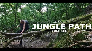 JUNGLE PATH EDERSEE - in the middle of Germany - Urwaldsteig Edersee - 45 km - Solo \u0026 Silent Hiking