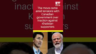 India-Canada Pause Trade Talks Amid Khalistan Row | Justin Trudeau | India Canada | #shorts