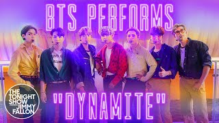 BTS: Dynamite | The Tonight Show Starring Jimmy Fallon