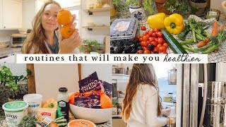 Simple routines for a healthful kitchen - habits that encourage healthy eating
