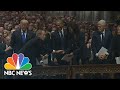 George W. Bush Continues Sweet Tradition With Michelle Obama At Dad's Funeral | NBC News