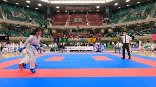 女子団体組手 東洋大学vs山梨学院大学 第65回関東大学空手道選手権大会