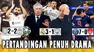 Hasil Liga Champion: Mbappe Hattrick, Madrid Singkirkan City - Pesta 7 Gol PSG Lolos ke 16 Besar UCL