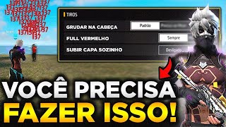 COMO FAZER A MIRA GRUDAR NA CABEÇA EM 5 MINUTOS COM TODOS OS CELULARES E TER A MELHOR SENSIBILIDADE