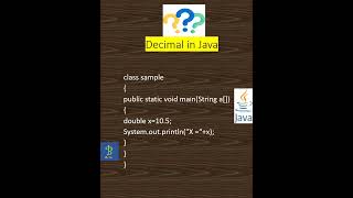 Use of Double Data Type in Java | Assign decimal value #javaforbeginners #javatutorial #javabasic