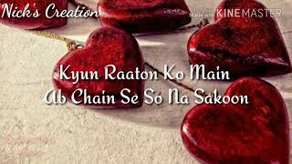 Dil Ye Bekarar Kyun Hai lyrical song and best WhatsApp status of the day Subscribe for more