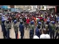 Police in Harare hit opposition supporters