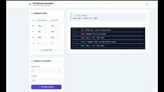Dynamic Memory Management Visualizer
