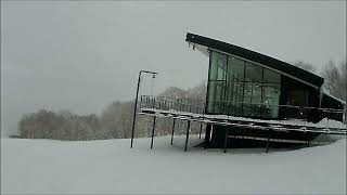 R３年１２月２９日（水）＜函館七飯スノーパークにて＞曇りのち小雪（３～５ｃｍの降雪有り）