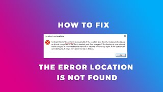 ✅ Fix Error Location is Not Available C:\Windows\System32\config\systemprofile\Desktop