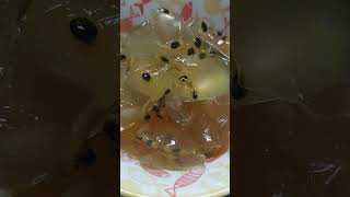 taiwan gelatin with passion fruit #shorts #youtubeshorts #asmr #viral