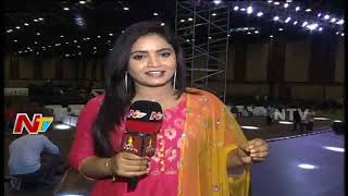 Aravinda Sametha Pre Release Event : ఎన్టీఆర్ పాటలకి డాన్స్ లతో పిచ్చెక్కిస్తున్న డ్యాన్సర్లు | NTV